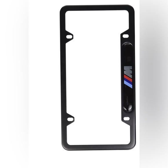 BMW Black Stainless Other - Black License Plate Frame 2 Piece